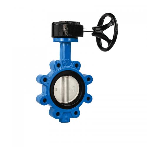 Cast iron lug butterfly valve