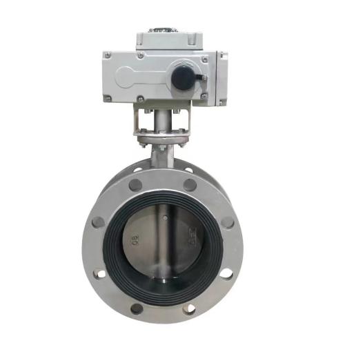 Electric stainless steel butterfly valve
