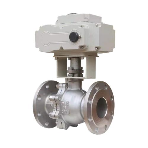 Electric stainless steel flange ball valve