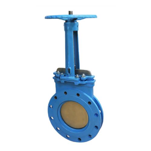 Manual cast steel knife gate valve