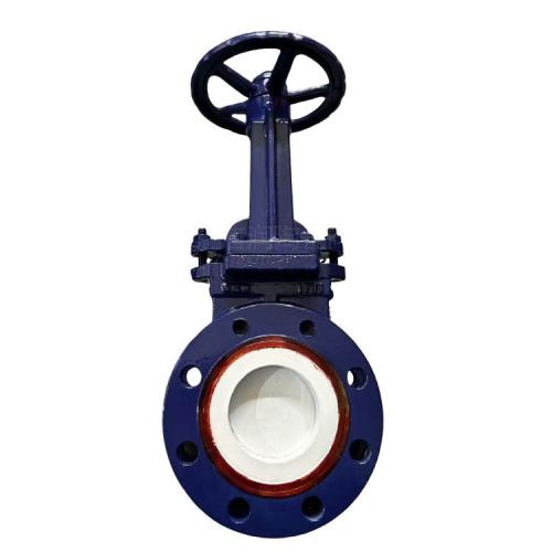 Manual ceramic knife gate valve