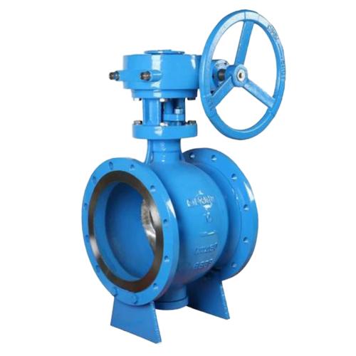 Manual eccentric hemispherical valve