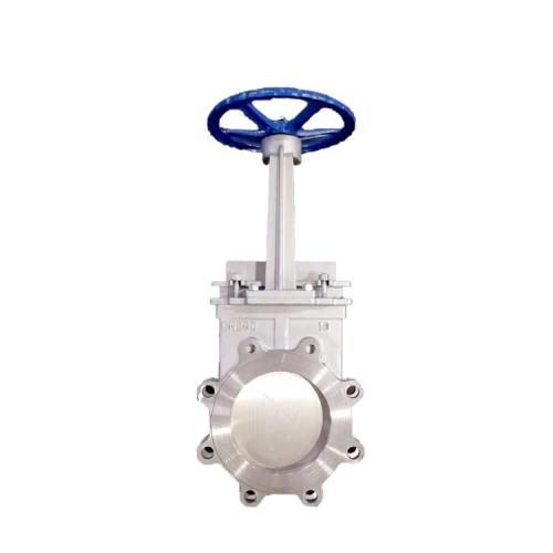 Manual stainless steel plum blossom knife gate valve