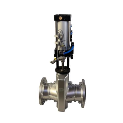 Pneumatic stainless steel pipe clamp valve