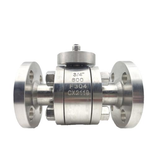 Stainless steel forged steel ball valve