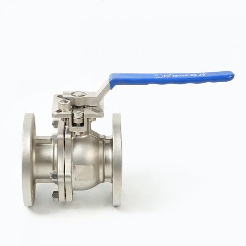Stainless steel high platform flange ball valve