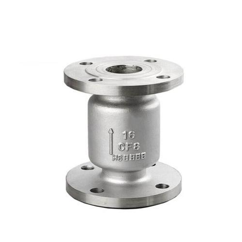 Stainless steel vertical check valve