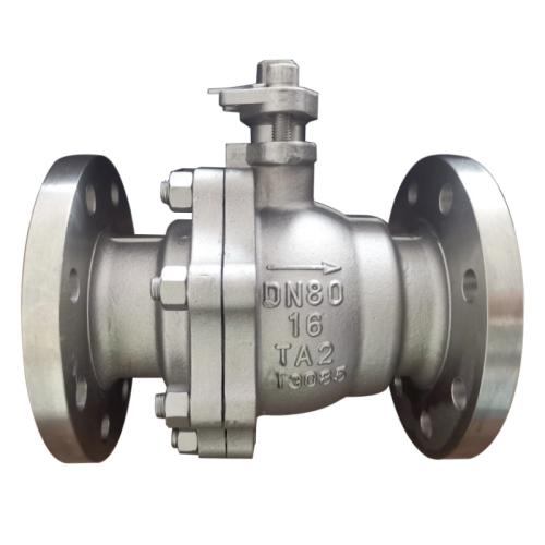 Titanium alloy flange ball valve